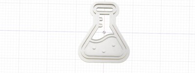 3D Printed Lab Beaker Cookie Cutter - image1